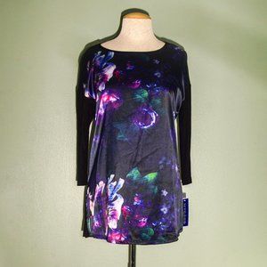 Nygard Floral Stretch Tunic Size PS